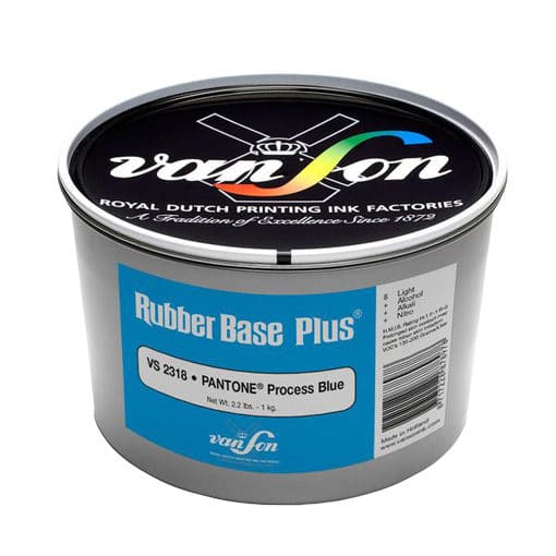 Van Son Pantone Process Blue 2318 Rubber Base Ink