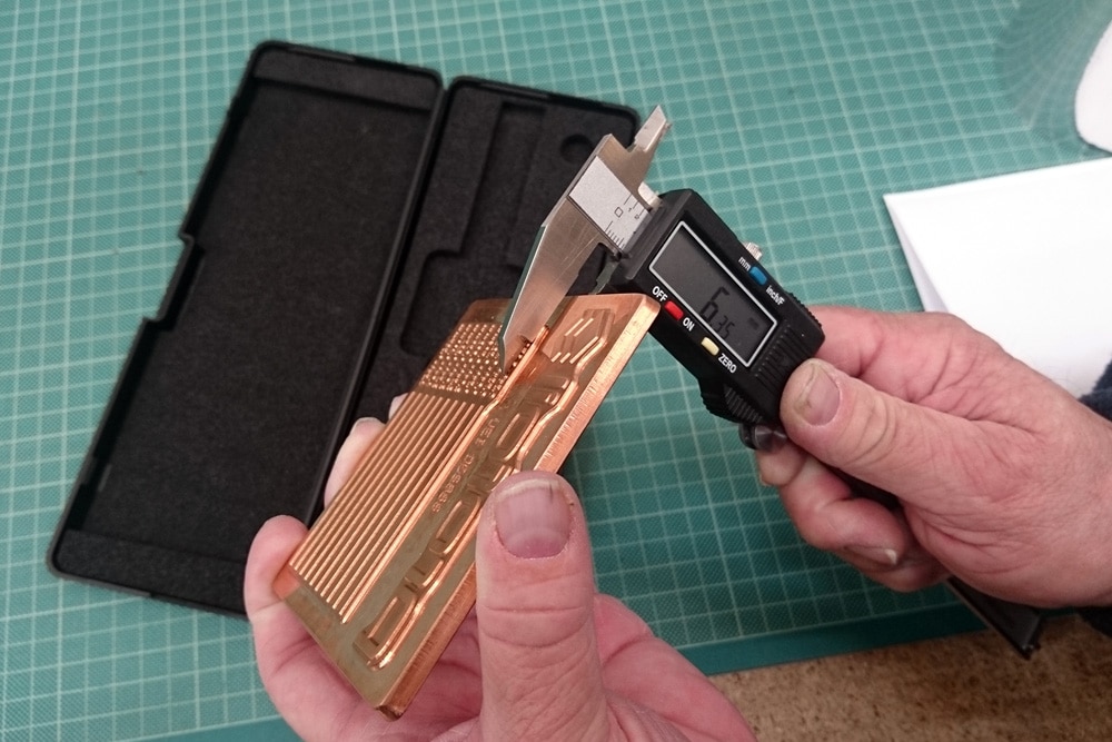 foil blocking gauge sizes