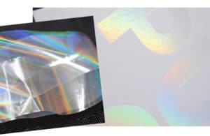 Holographic clear foil